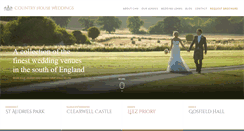 Desktop Screenshot of countryhouseweddings.co.uk