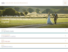 Tablet Screenshot of countryhouseweddings.co.uk
